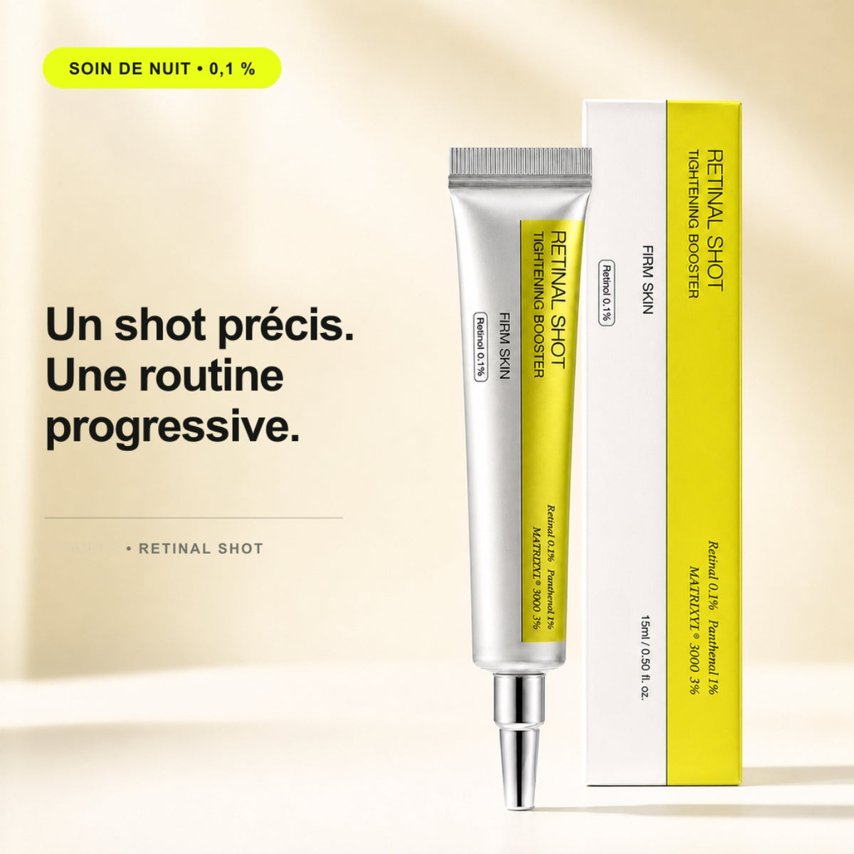 Retinal Shot 0,1 % – Soin de nuit 15 ml